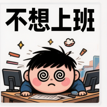 不想上班